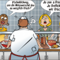 Fränkische Metzgerei-Szene