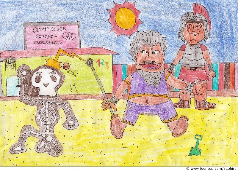 Cartoon: Göttlicher Kindergarten 1