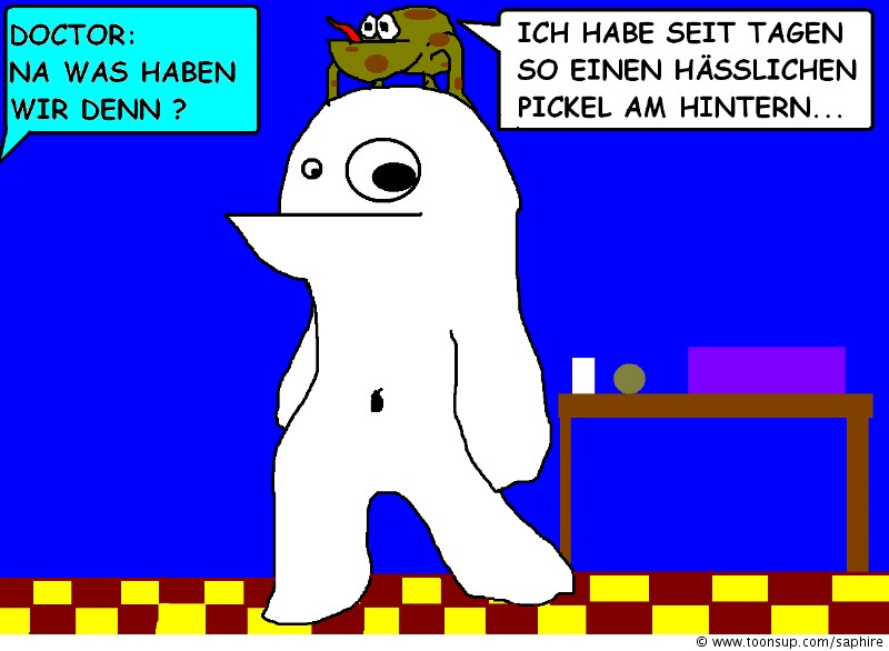 Cartoon: Der Pickel 1