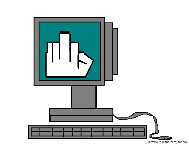 Cartoon: Computer-Fehler 1