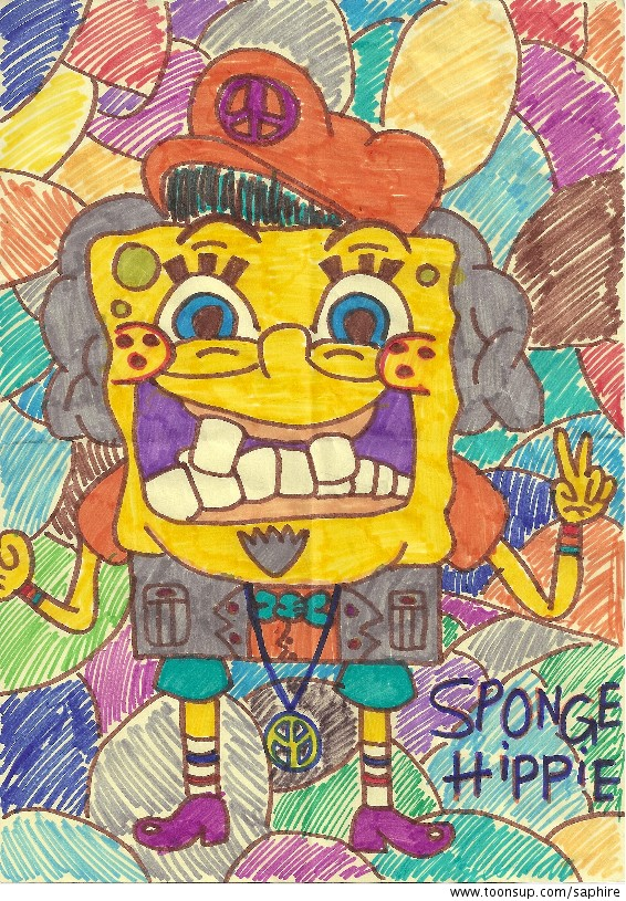 Anderes: Sponge-Hippie 1