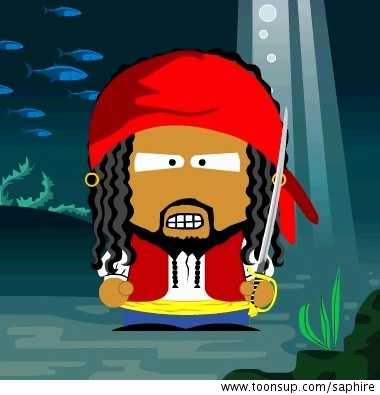 Cartoon: Captain Jack Sparrow 1
