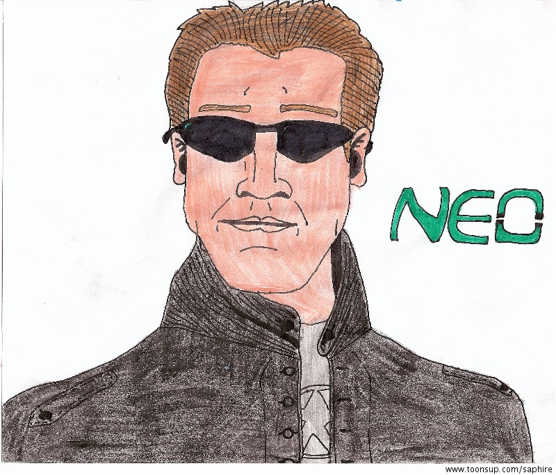 Concept Art / Character Design: Neo (MATRIX) 1