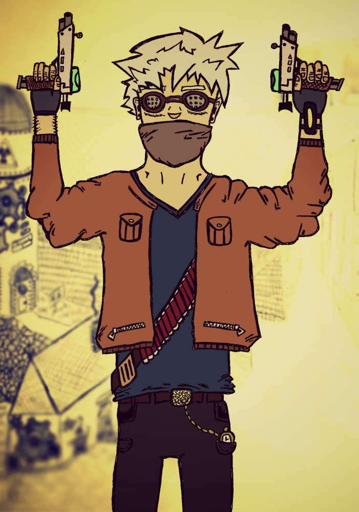Concept Art / Character Design: Steampunk Assassine 1