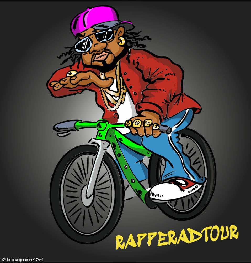 Cartoon: RapperRadTour 1