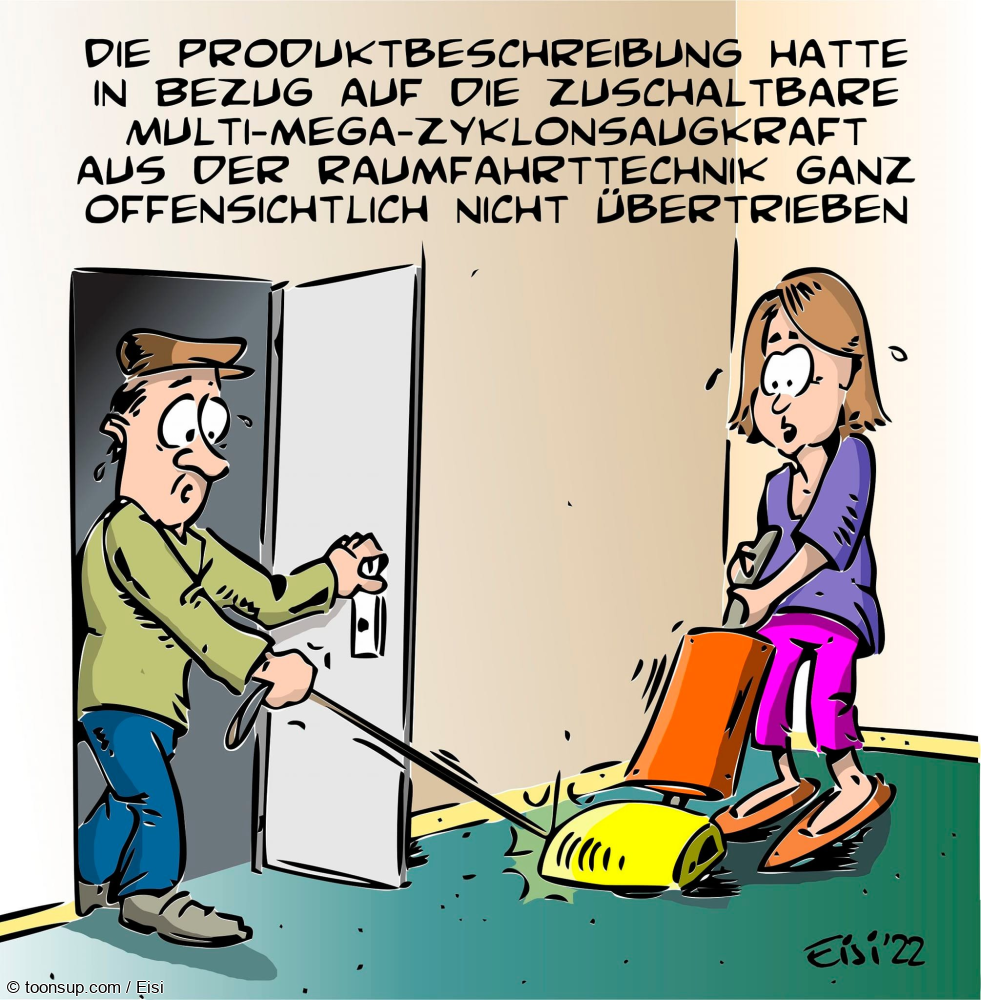Cartoon: Der Staubsauger 1