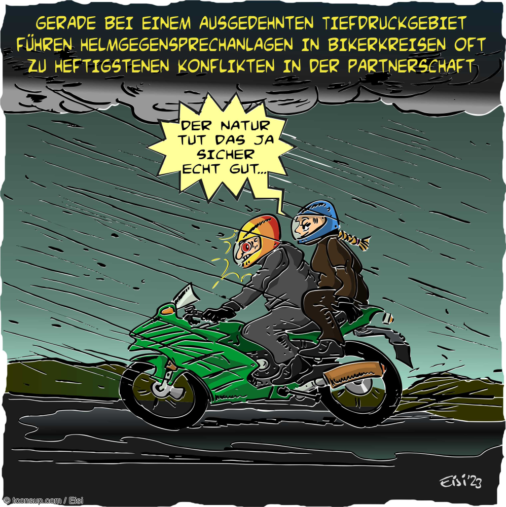 Cartoon: Biker Beziehungen 1
