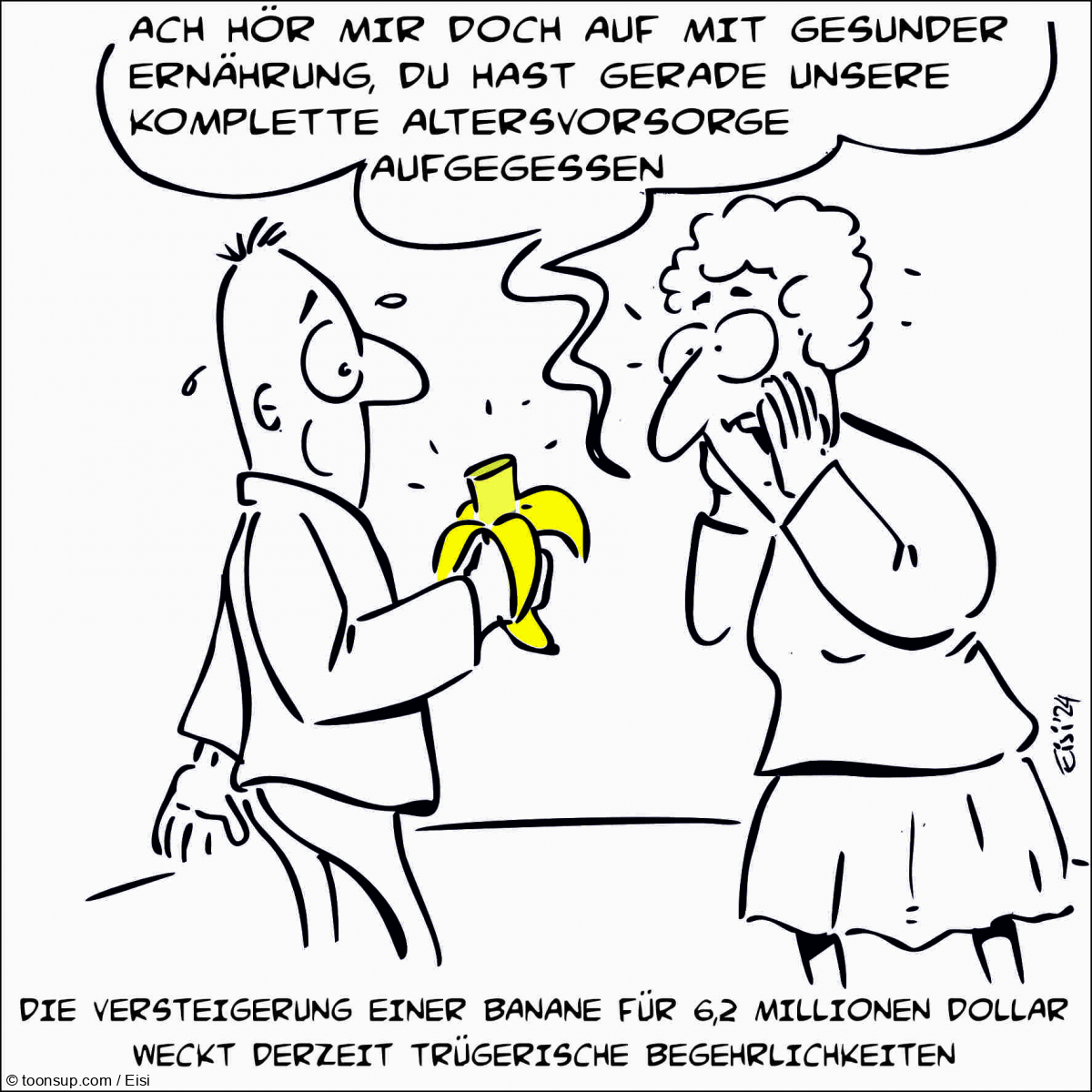 Cartoon: Bananenkunst 1