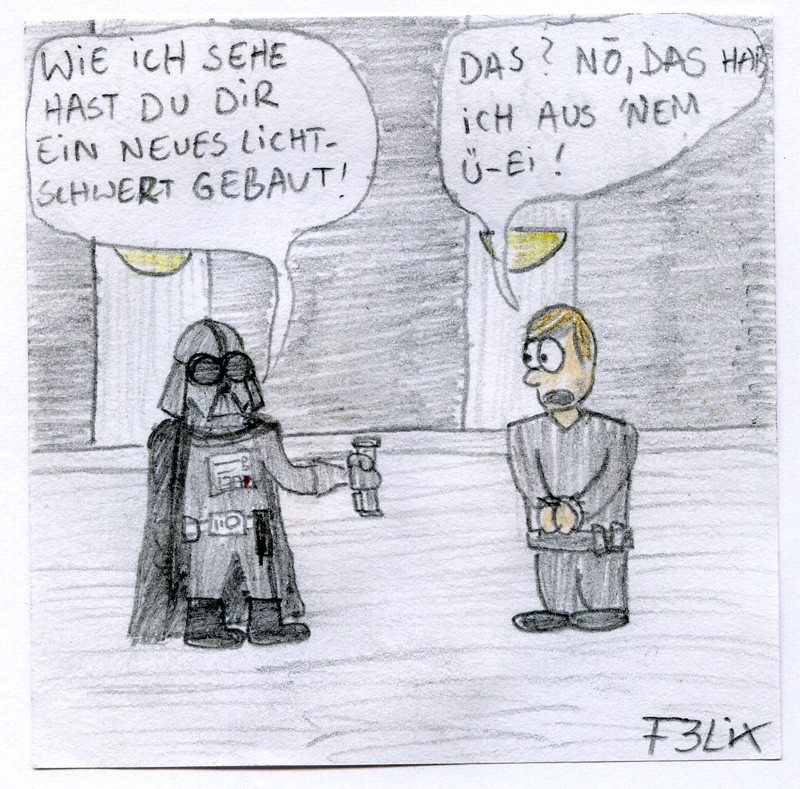 Cartoon: Ein Neues Lichtschwert 1