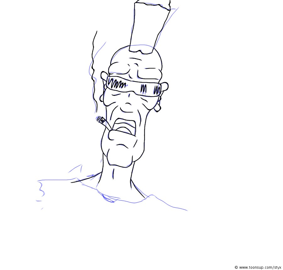 Concept Art / Character Design: Punk Sketch 1