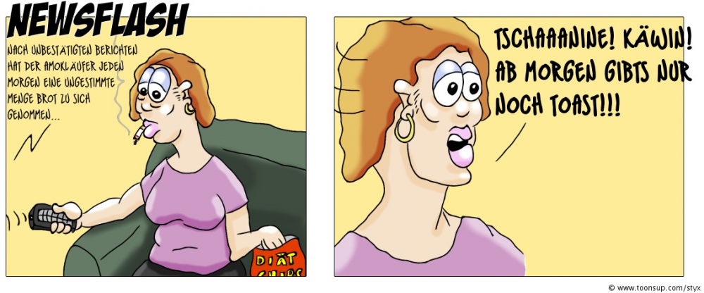 Cartoon: Newsflash #1 1
