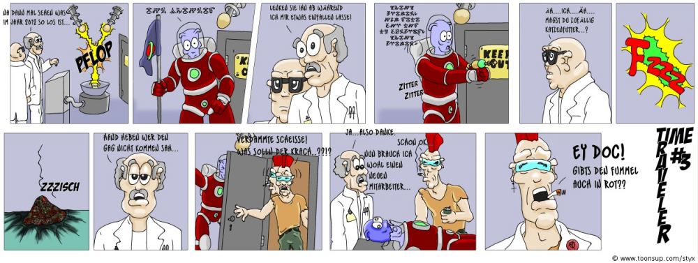 Cartoon: Time traveler #3 1
