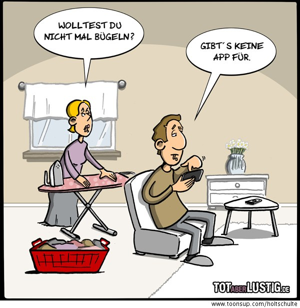 Cartoon: Keine App 1
