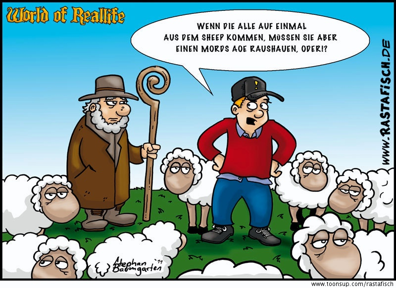 Cartoon: Sheep 1