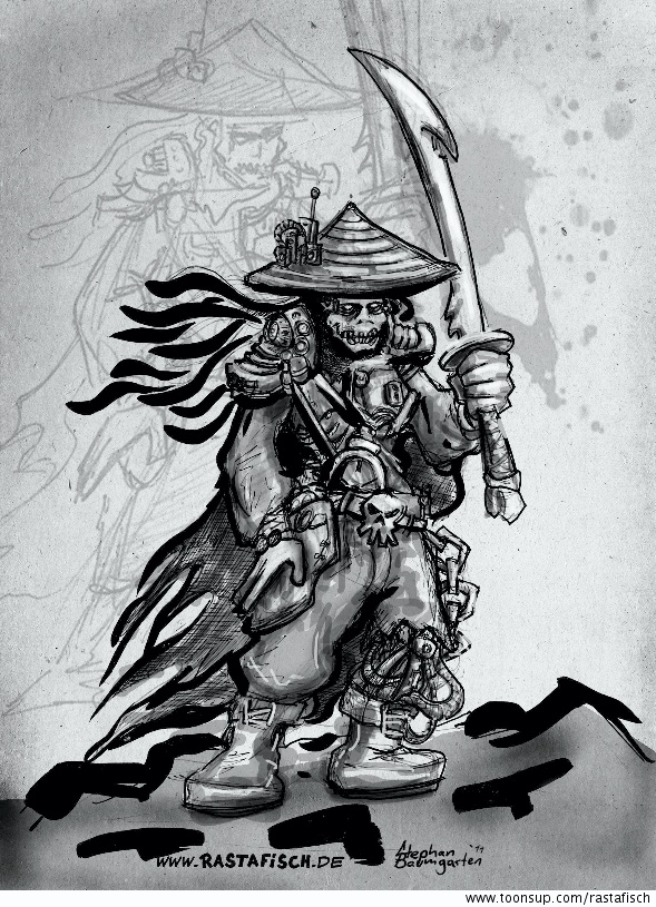 Concept Art / Character Design: Cybersamurai 2