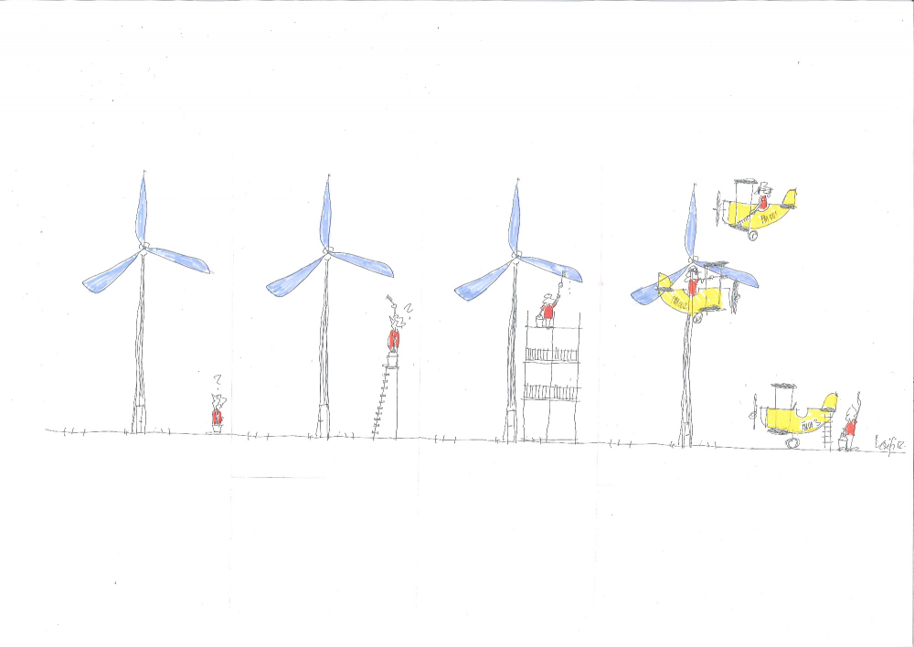Cartoon: Windräder 1