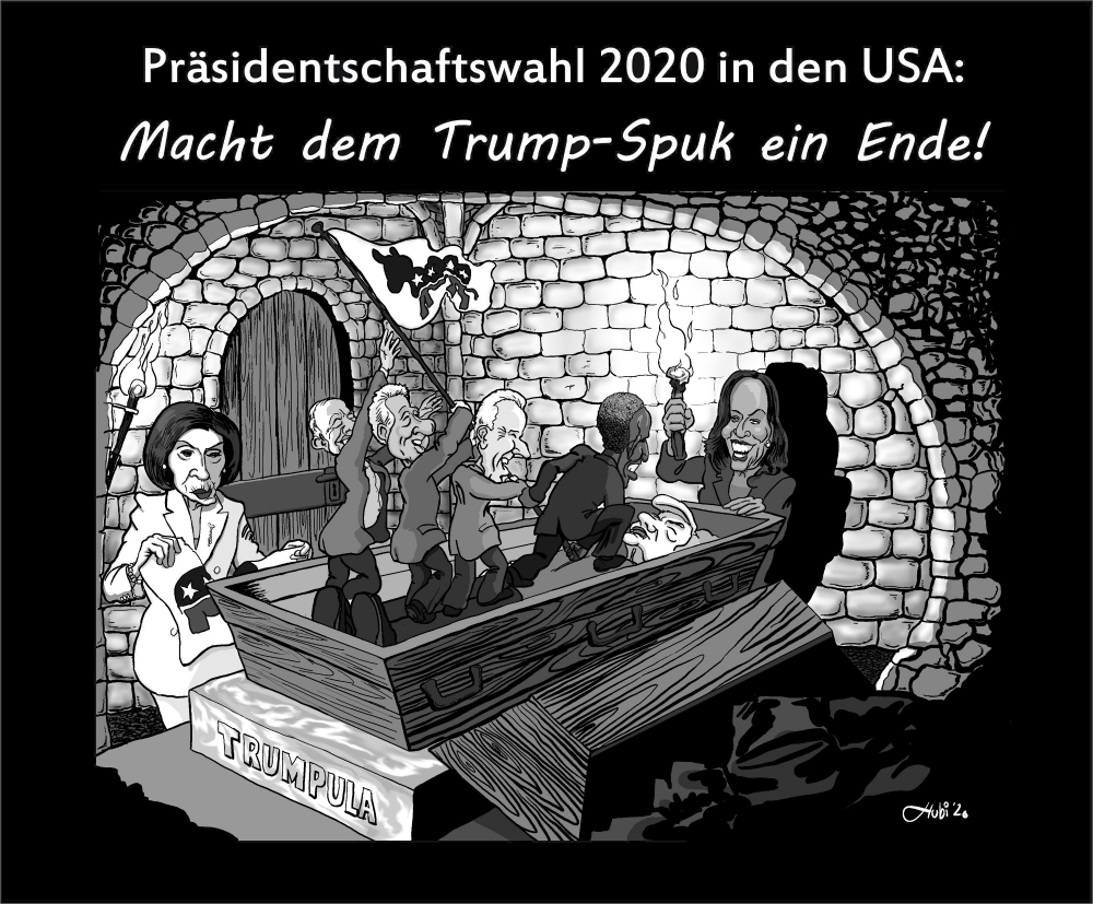 Caricature: Macht dem Trump-Spuk ein Ende! 1