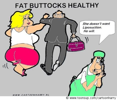 Cartoon: Healthy Fat Bottom 1