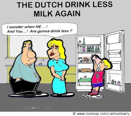 Cartoon: Drinking Less Milk 1