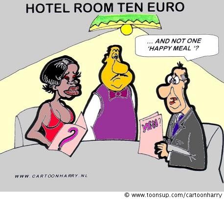 Cartoon: Hotel Room Ten Euro 1