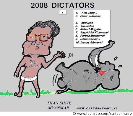 Cartoon: Than Shwe 1