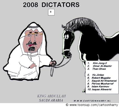 Cartoon: King Abdullah 1