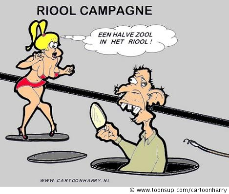 Cartoon: Riool moet Schoon .... 1