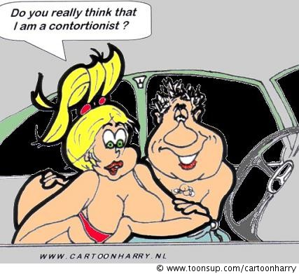 Cartoon: Contortionist Girl 1