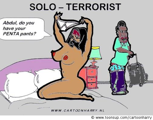 Cartoon: SoloTerrorist 1