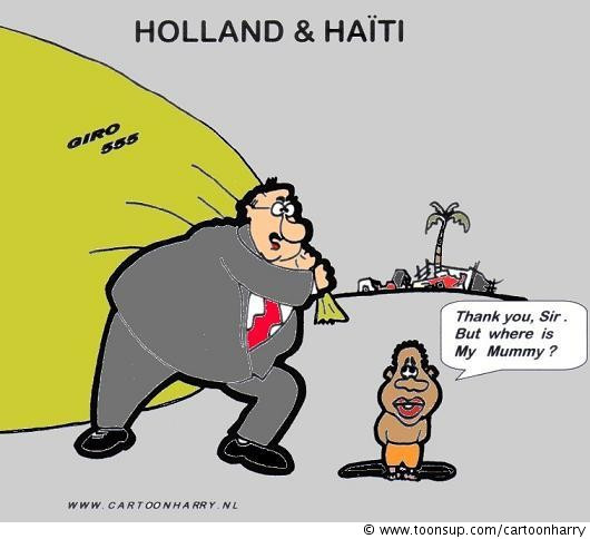 Cartoon: Holland Helps Haiti 1
