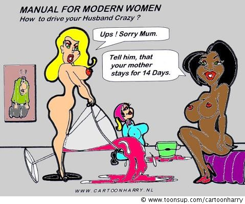 Cartoon: Manual for Modern Women10 1