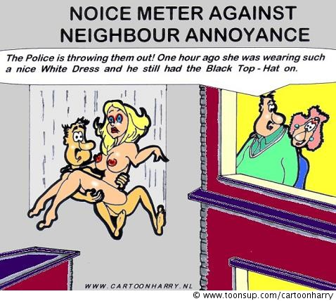 Cartoon: Noise Meter In Rotterdam 1
