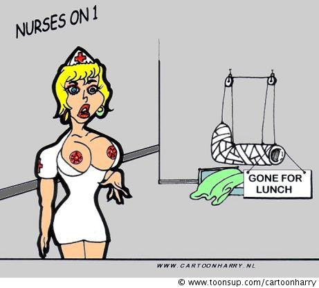 Cartoon: Nurses On One 4 1