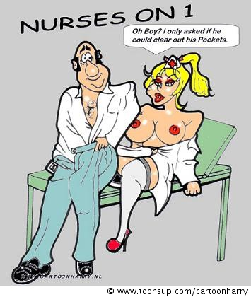 Cartoon: Nurses On One9 1