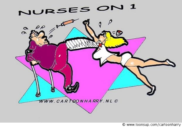 Cartoon: Nurses On One 12 1