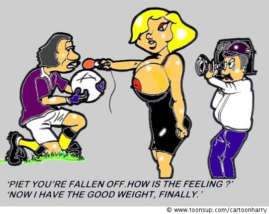 Cartoon: Fallen Off 1