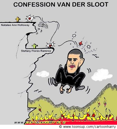 Cartoon: Confession Van Der Sloot 1