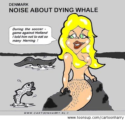 Cartoon: Dying Whale 1