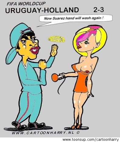 Cartoon: Urugay - Holland 2-3 1