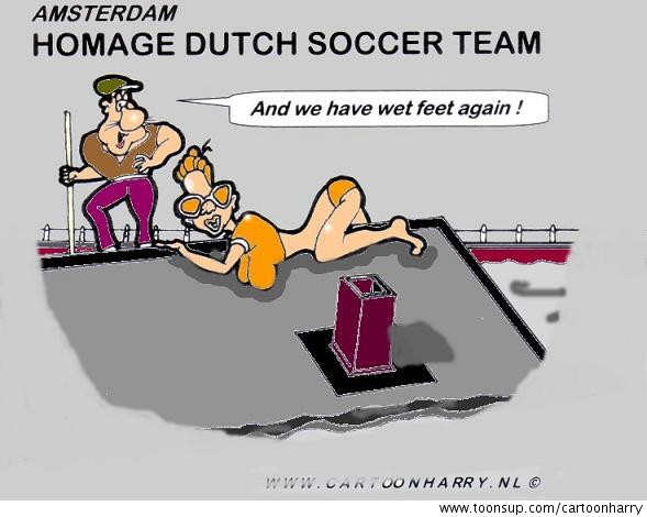 Cartoon: Homage Dutch Soccer Team 1