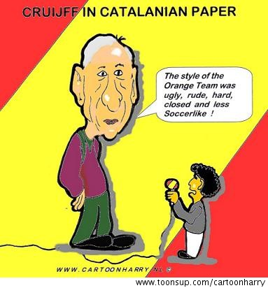 Cartoon: Johan Cruyff 1