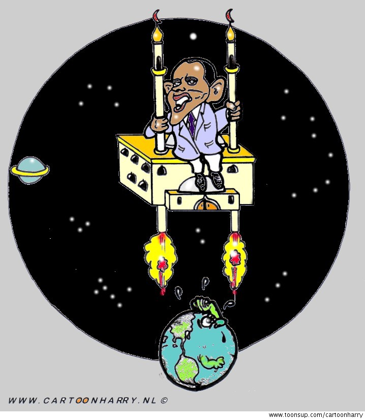 Cartoon: Mosque Rocket 1