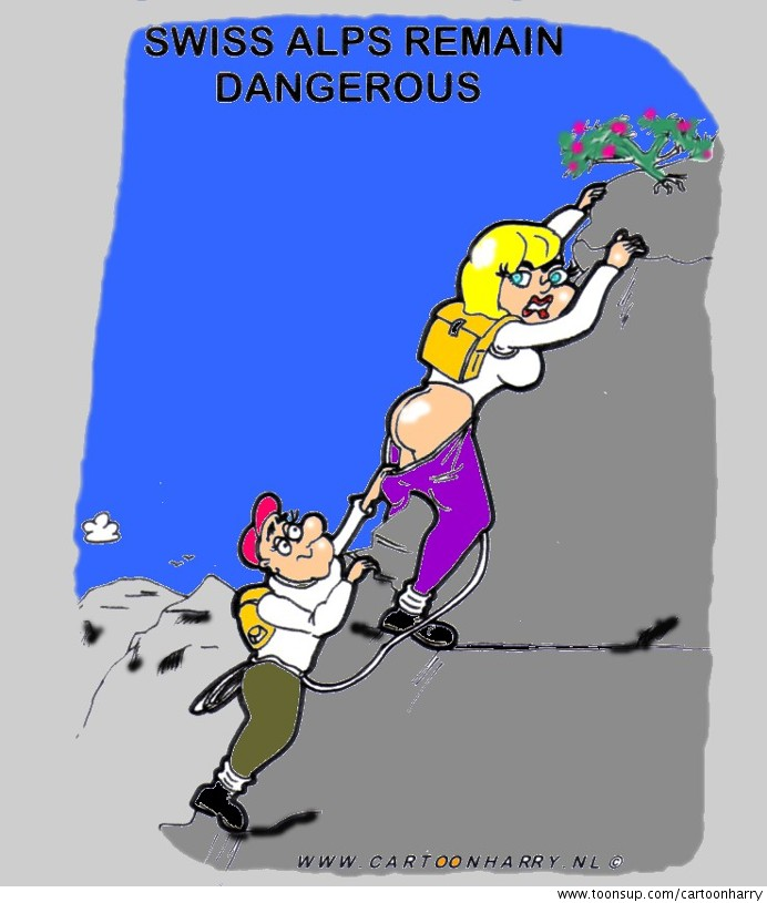 Cartoon: The Swiss Alps 1