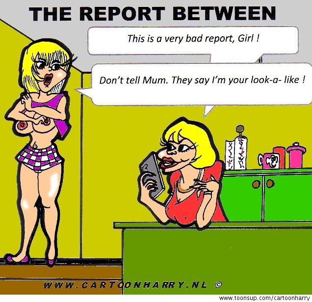Cartoon: SchoolReport Between 1