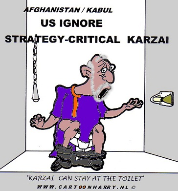 Cartoon: Karzai-Strategy Not Accepted 1