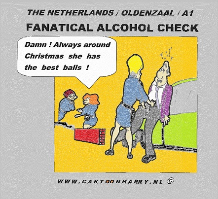 Cartoon: Fanatical Police Check 1