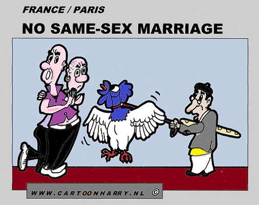 Cartoon: No Same-Sex Marriage 1