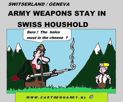 Cartoon: Swiss Army Weapons 1