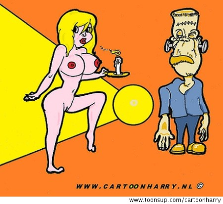 Cartoon: Frankenstein 1
