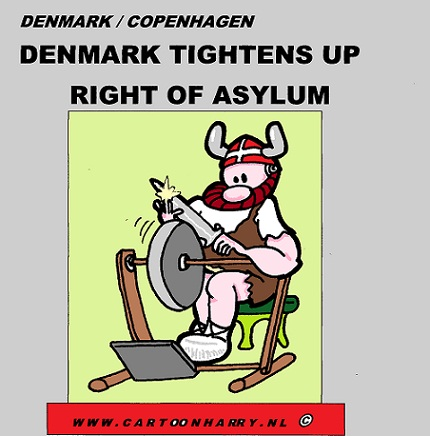 Cartoon: Denmark & Asylum 1